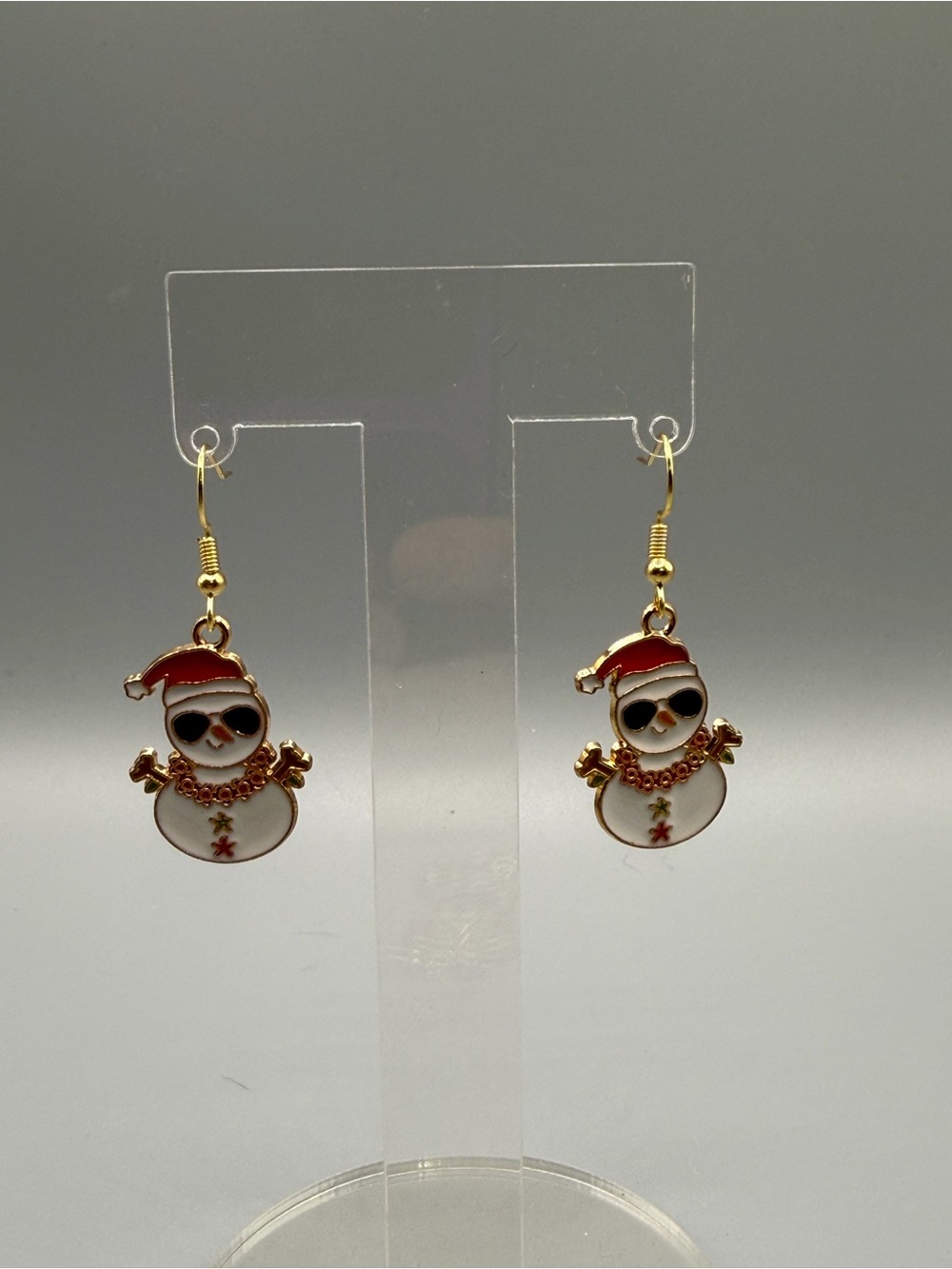 Christmas in July Earrings - Handmade #E0543C